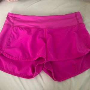 Lululemon speed up shorts- size 4, 2.5 inch